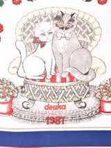 ネコプリント カレンダータペストリー