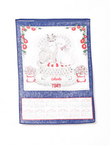 ネコプリント カレンダータペストリー