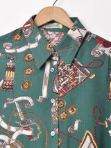 【2色展開】Emerald Motel 総柄 長袖シャツ