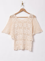 フラワークロシェ トップス