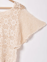 フラワークロシェ トップス