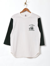 【2色展開】 プリント ベースボールTシャツ 【MOTOR CYCLE】