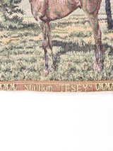 ホース ゴブランクッションカバー