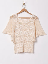 フラワークロシェ トップス