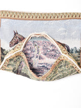 ホース ゴブランクッションカバー