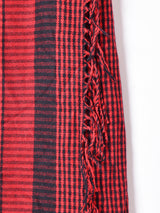 PENDLETON チェック柄 フリンジ ロングタイトスカート