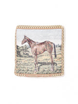 ホース ゴブランクッションカバー