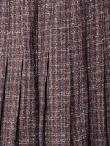 ウール プリーツミニスカート