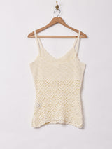 フラワークロシェ キャミソール