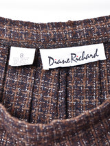 ウール プリーツミニスカート