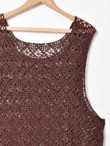 クロシェニットベスト