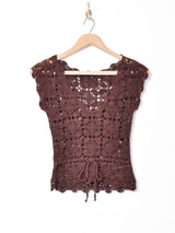 クロシェ ニットトップス