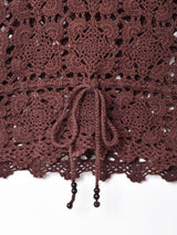 クロシェ ニットトップス