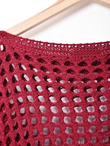 イタリア製 クロシェ ニットトップス