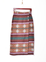 ネイティブ柄 ロングタイトスカート