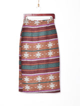 ネイティブ柄 ロングタイトスカート