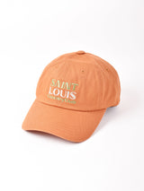 【2色展開】刺繍入り コットンキャップ「SAINT LOUIS CountryClub」
