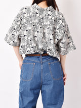 Emerald Motel 総柄 半袖シャツ