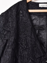 ビーズ装飾 ビッグカラー レースワンピース