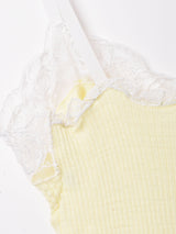 レース付き キャミソール