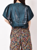 【3色展開】Meridian バルーンスリーブ 半袖トップス