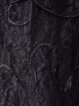 ビーズ装飾 ビッグカラー レースワンピース