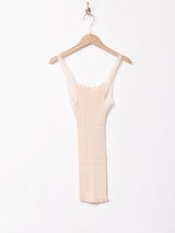 イタリア製 レースカップ キャミソール