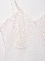 カットワークレースカップ キャミソール
