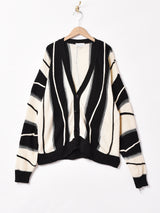 アメリカ製 ストライプカーディガン