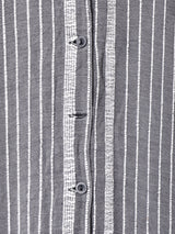 長袖 織柄  ワンピース