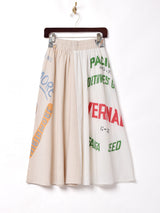 Emerald Motel パッケージ柄 フレアスカート