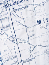 マップ 両面プリントTシャツ