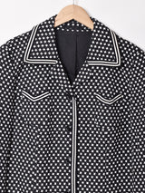 総柄 デザインテーラードジャケット