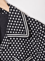 総柄 デザインテーラードジャケット