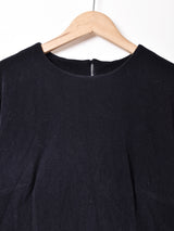 70's   切り替えデザイン ノーカラー ワンピース