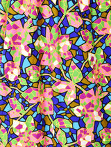 70's   切り替えデザイン ノーカラー ワンピース