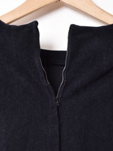 70's   切り替えデザイン ノーカラー ワンピース