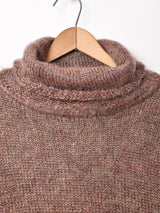 タートルネック モヘアセーター