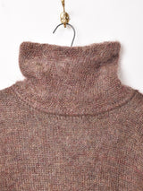タートルネック モヘアセーター