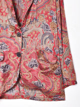 花柄 テーラードジャケット