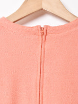 ボタンデザイン 長袖ワンピース