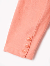 ボタンデザイン 長袖ワンピース