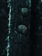 長袖 ベロアワンピース