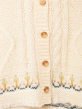 Elcaminoデザインカラー ショート丈カーディガン