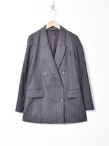 ストライプ ダブルジャケット