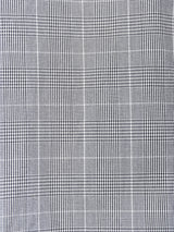 グレンチェック柄 ショールカラージャケット