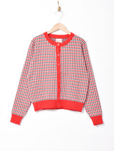 【2色展開】Elcamino 花柄 カーディガン