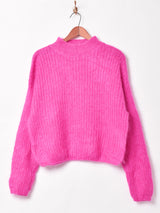 モヘア ハイネックセーター