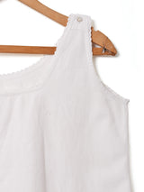 イニシャル刺繍 スリーブレス ナイティドレス