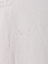 イニシャル刺繍 スリーブレス ナイティドレス